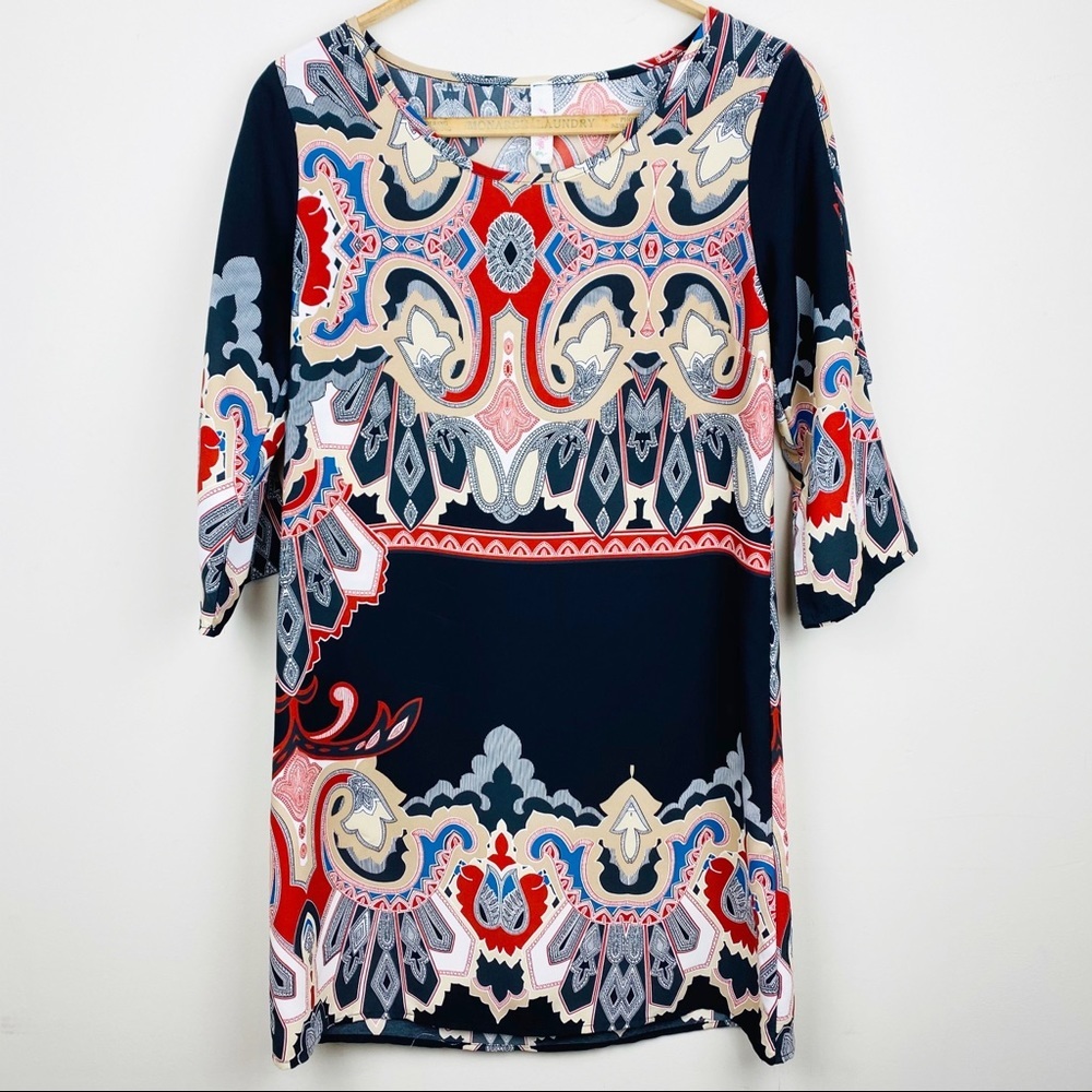 Candy Rose || Midi-Dress/Tunic/Peek-a-Boo Sleeve
